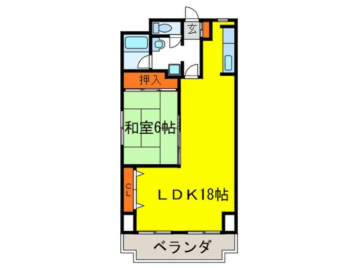 間取り図 ヒルブリッジヒルＮｏ．２