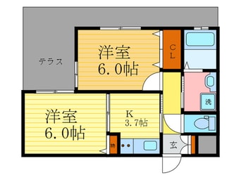 間取図 フォレスタ伏見