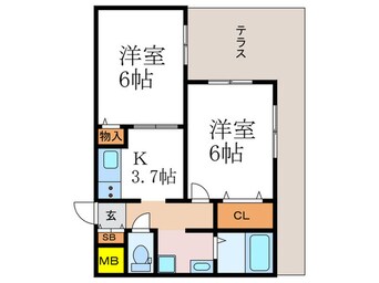 間取図 フォレスタ伏見