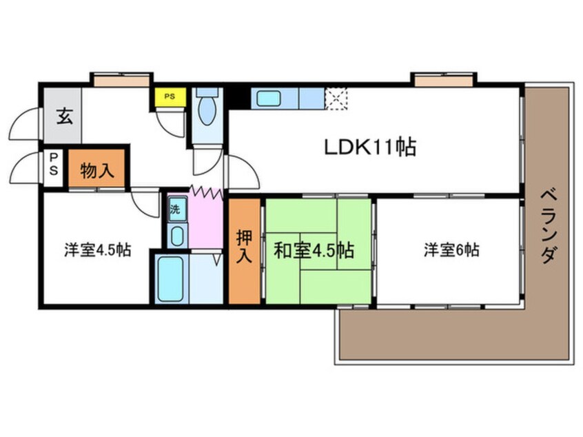 間取図 エクシーマ１９