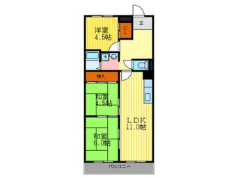 間取図 エクシーマ１９