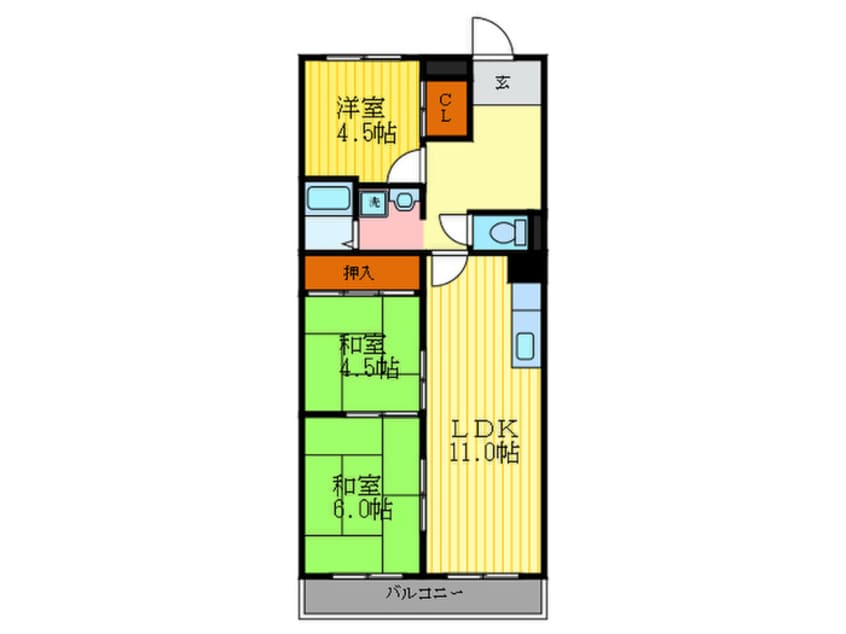 間取図 エクシーマ１９