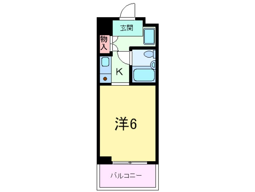 間取図 カサベラ岡本(501)