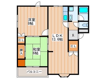 間取図 メゾンシャリオＣ