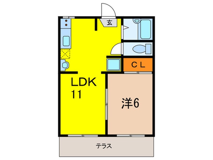 間取り図 シェーネス 仁川