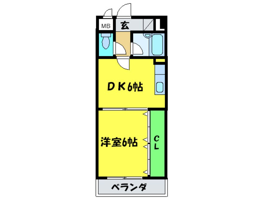 間取図 サンジュネス