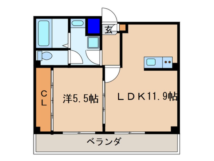 間取図 Ｍｏｒｅ御所南