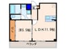 Ｍｏｒｅ御所南 1LDKの間取り