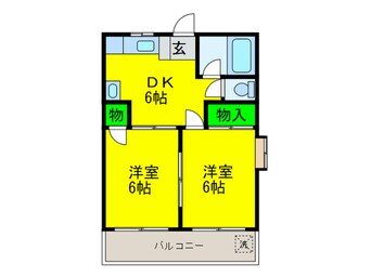 間取図 喜連ロイヤル１号館