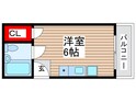 ハイツ蛍池Ａ棟の間取図