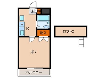 間取図 ラ・メール板宿