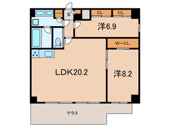 間取図 プレジオ西宮北口