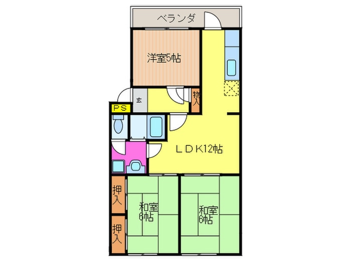 間取り図 シャルムロイヤルマンション