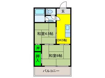 間取図 マンション南住吉