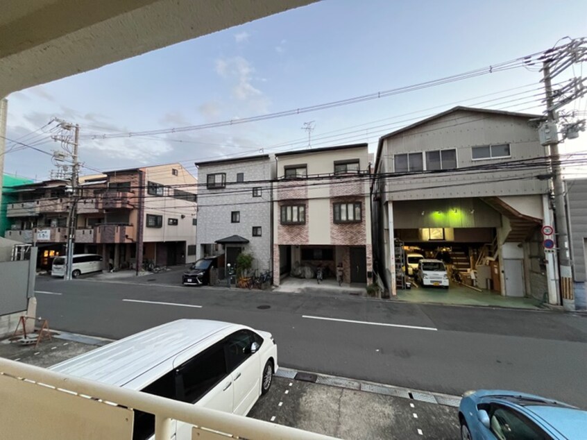 室内からの展望 マンション南住吉