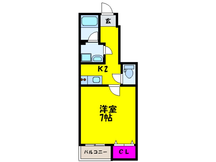 間取図 カ－サアニュ－