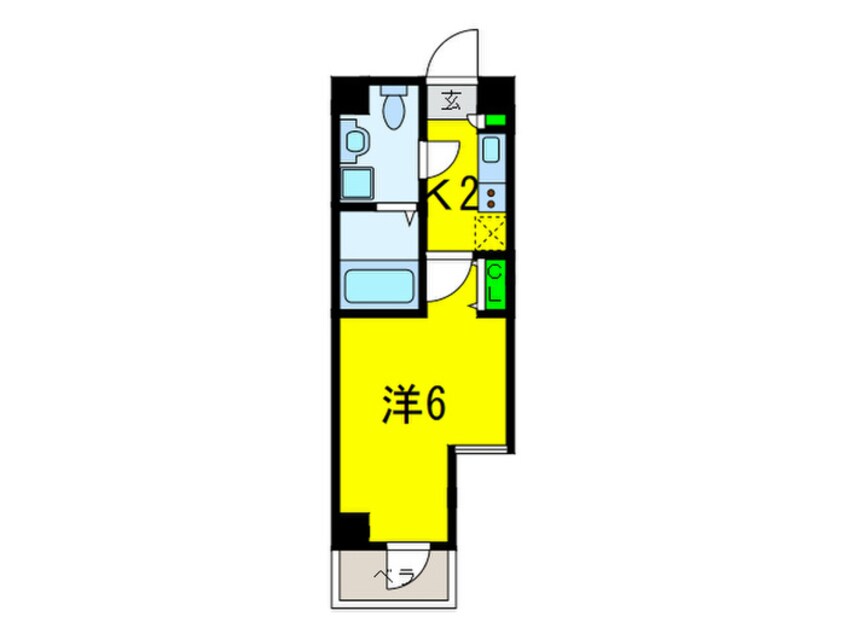 間取図 ティアラコートウエスト