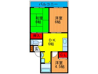 間取図 フル－ル田村