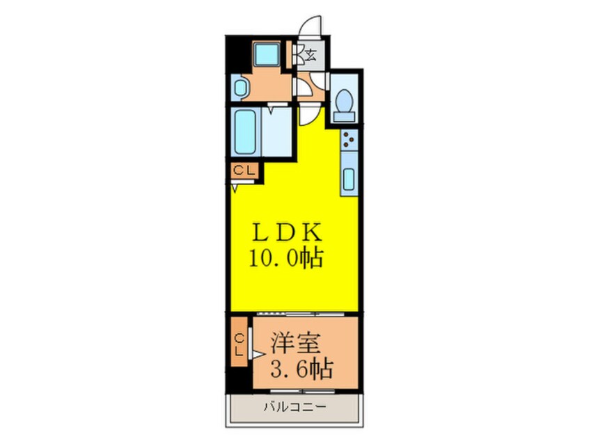 間取図 サンプラザ茨木