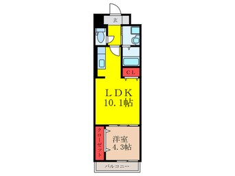 間取図 サンプラザ茨木