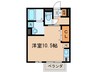 エポックシ－マ 1Rの間取り