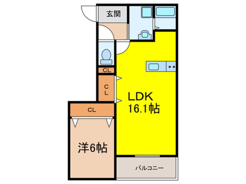 間取図 ヴィアラクティア宝塚
