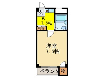 間取図 川島第１２ビル