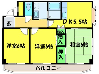 間取図 ローズホール