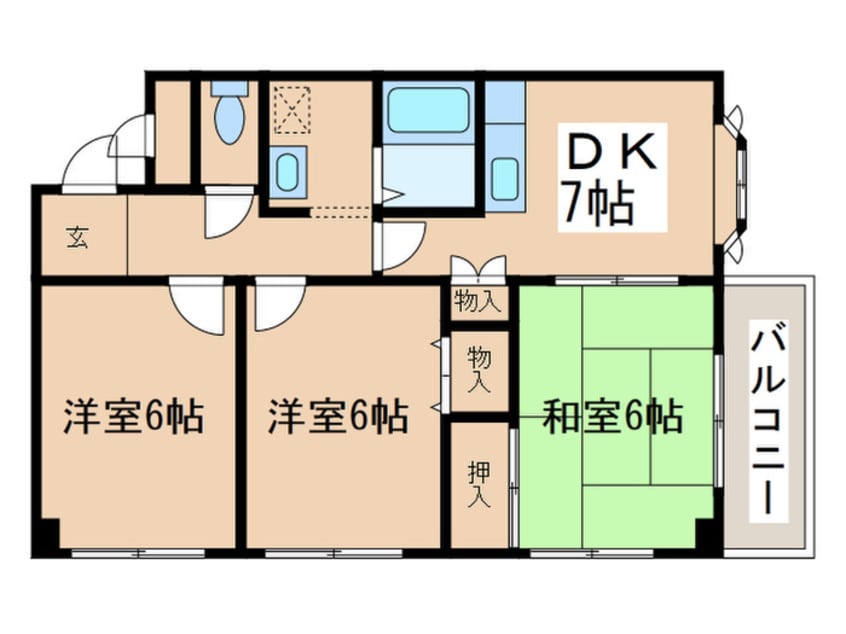 間取図 ローズホール