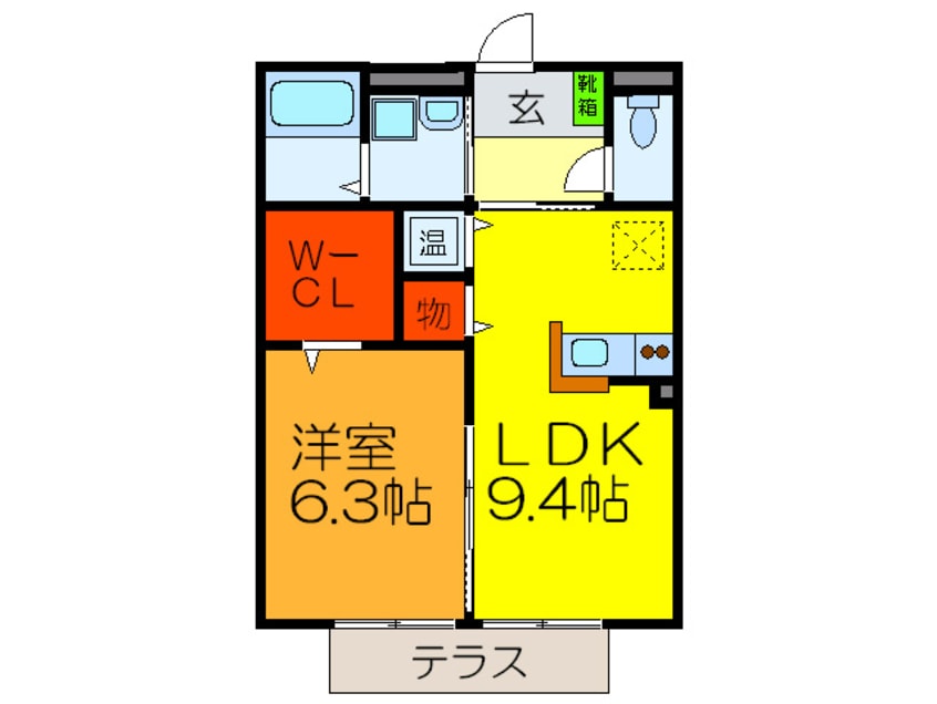 間取図 Ｃｏｚｙ　Ｃｏｕｒｔ