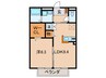 Ｃｏｚｙ　Ｃｏｕｒｔ 1LDKの間取り