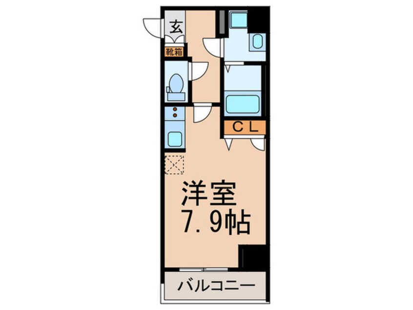 間取図 エグゼ天王寺Ⅱ(1003)