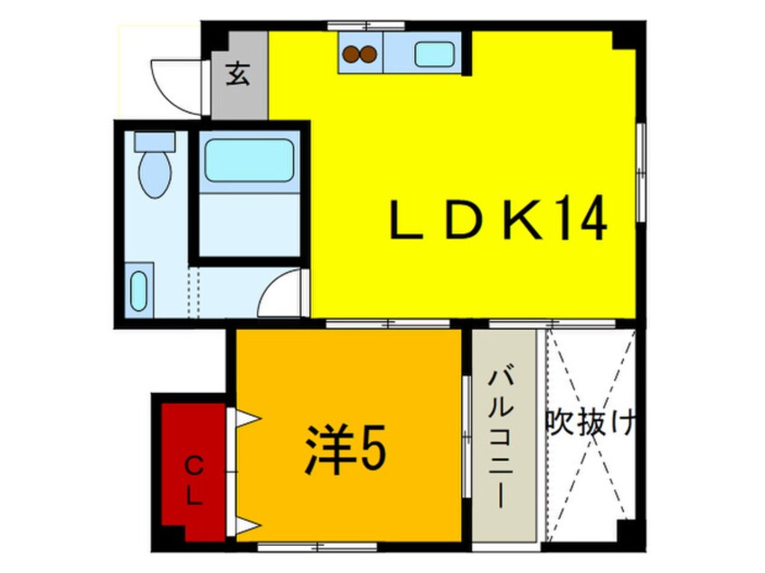 間取図 サンビルダ－三宮東