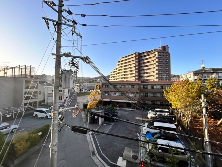 室内からの展望 サンハイツ坂末