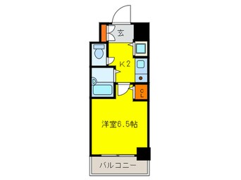 間取図 アスヴェル天満橋(203)