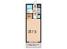 コスミック 1Kの間取り
