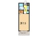 コスミック 1Kの間取り