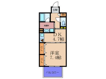 間取図 アルグラッド野田駅前