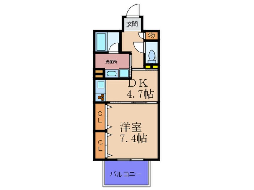 間取図 アルグラッド野田駅前