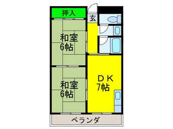 間取図 メゾン南加賀屋