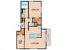D-residence上甲子園 2LDKの間取り
