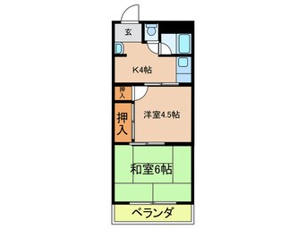 間取図 パ－ルハイツⅠ