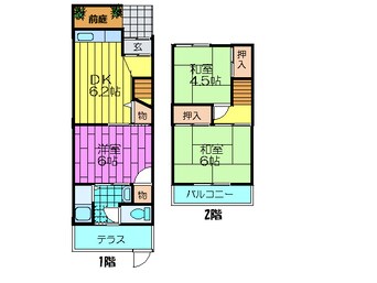 間取図 植村貸家