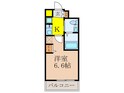 ｴｽﾃﾑｺｰﾄ新大阪Ⅸｸﾞﾗﾝﾌﾞﾗｲﾄ(611)の間取図