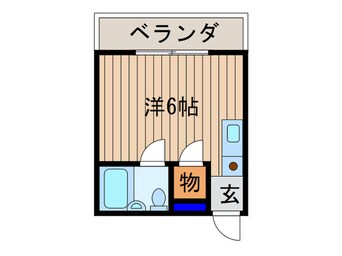 間取図 クイ－ンズコ－ト　ＨＩＲＯ