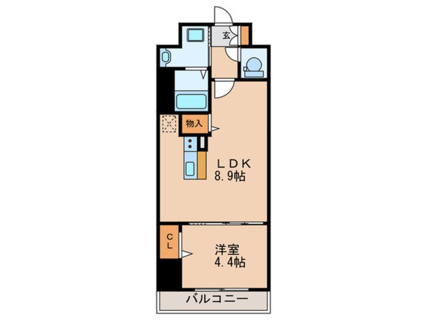 間取図 オリーブコート