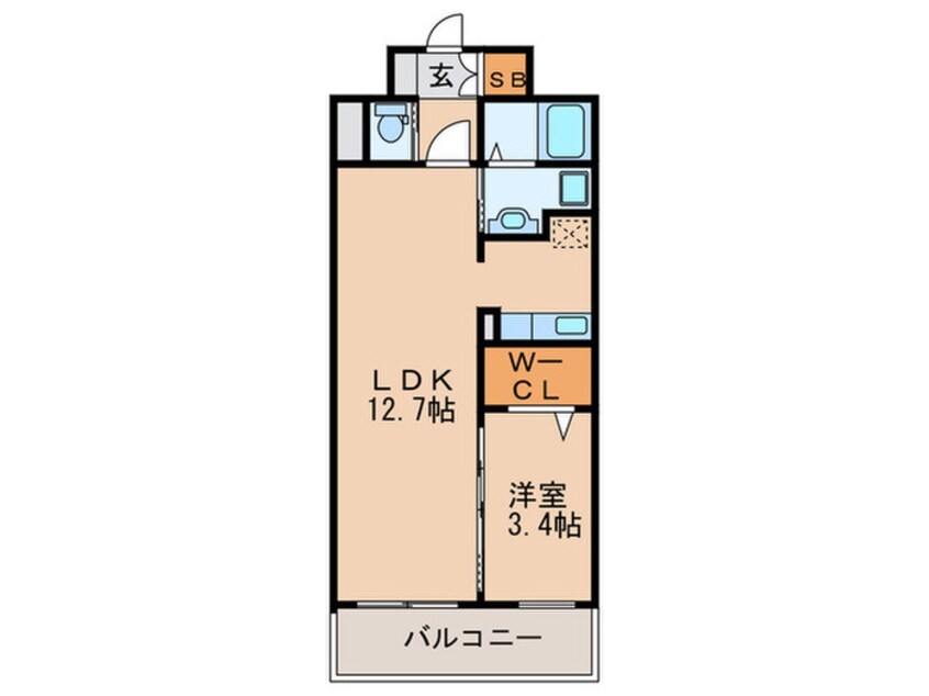 間取図 オリーブコート