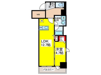 間取図 DAIYA　STORK　阿波座