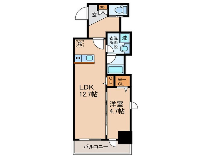 間取り図 DAIYA　STORK　阿波座
