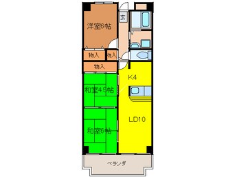 間取図 クロスロウズ荒木街